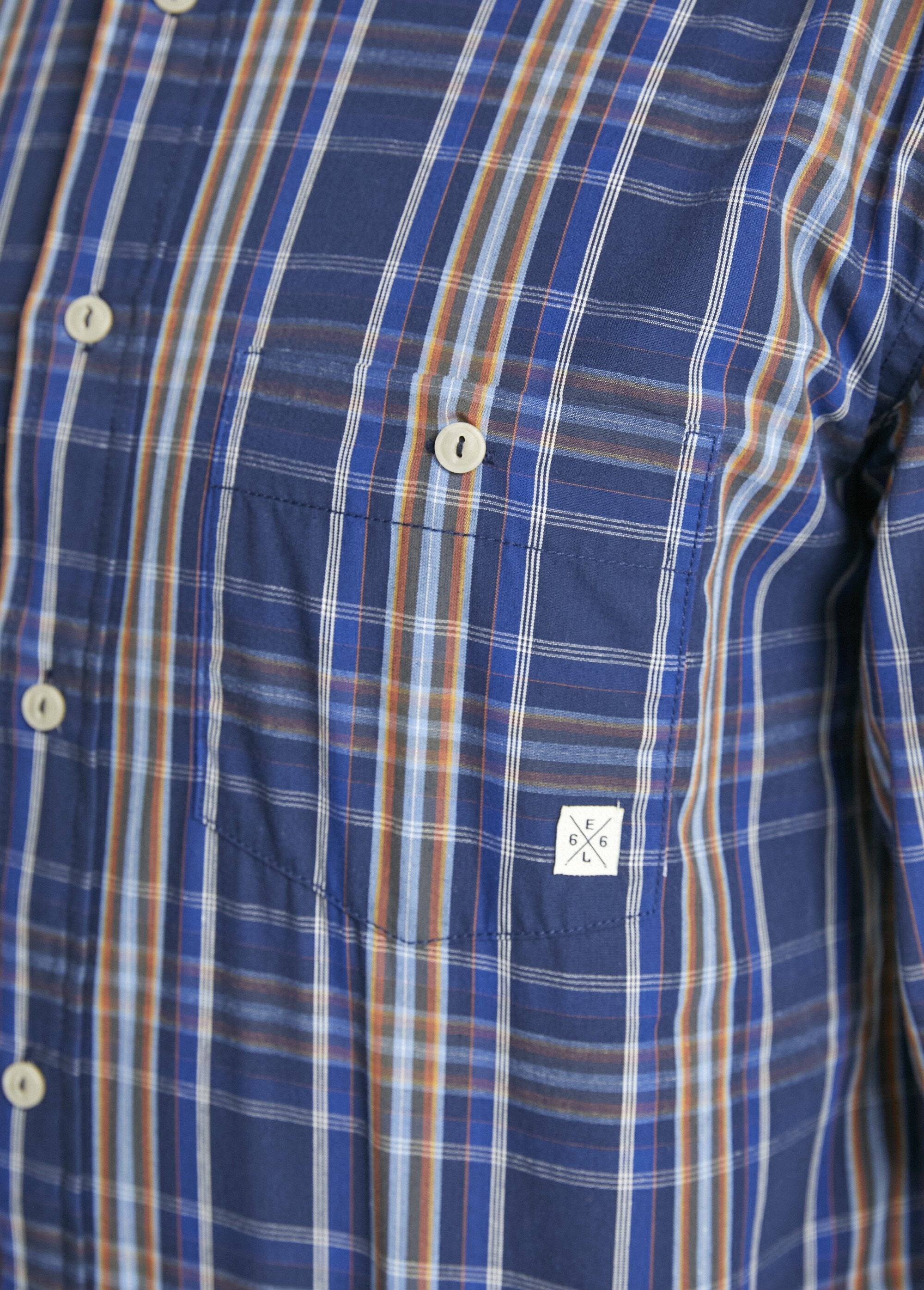 Long-sleeved_plain_or_checked_cotton_shirt_Blue_tiles_DE3_slim