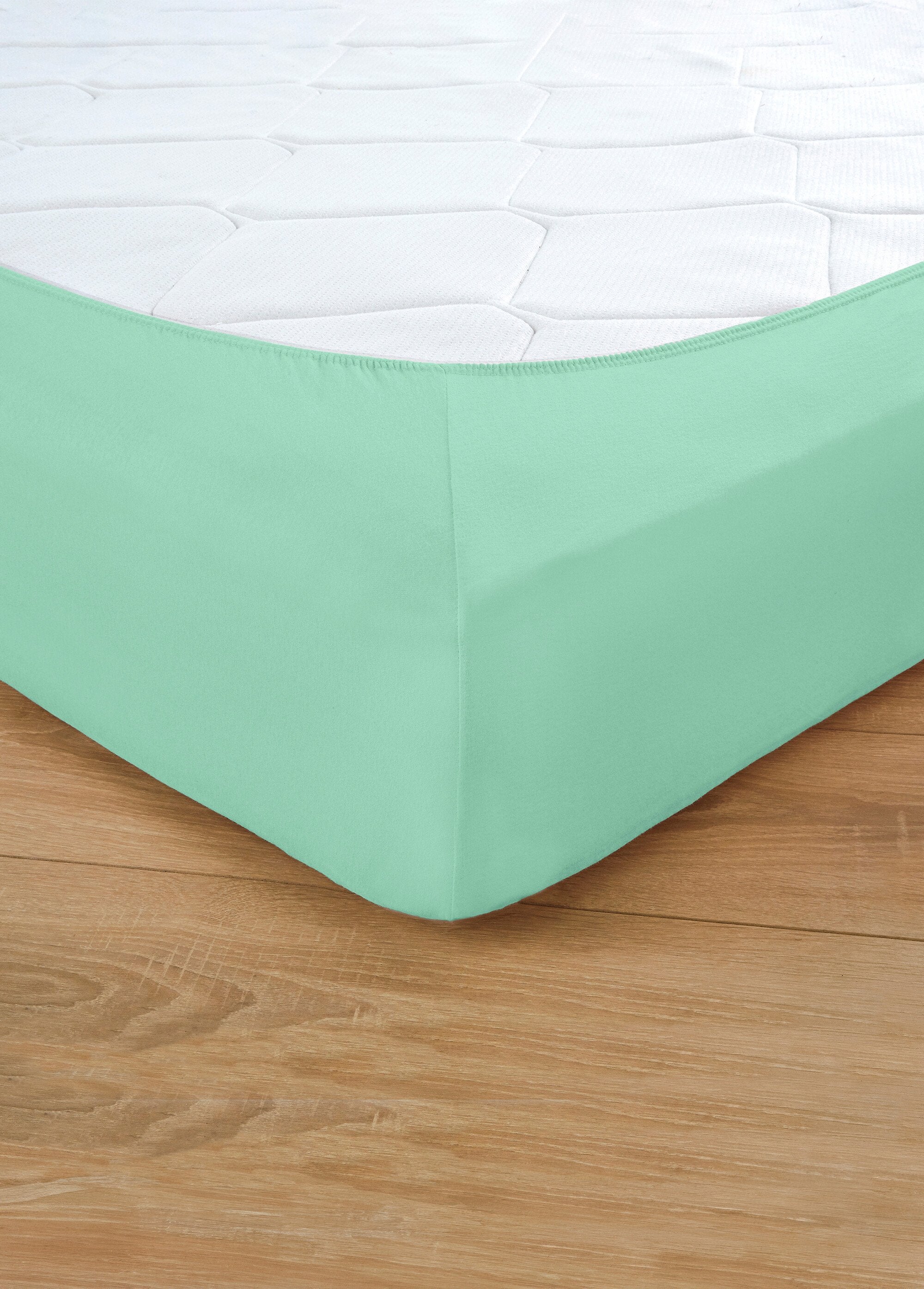 Plain_cotton_jersey_fitted_sheet_-_set_of_2_White+green_lot2_DO1_slim