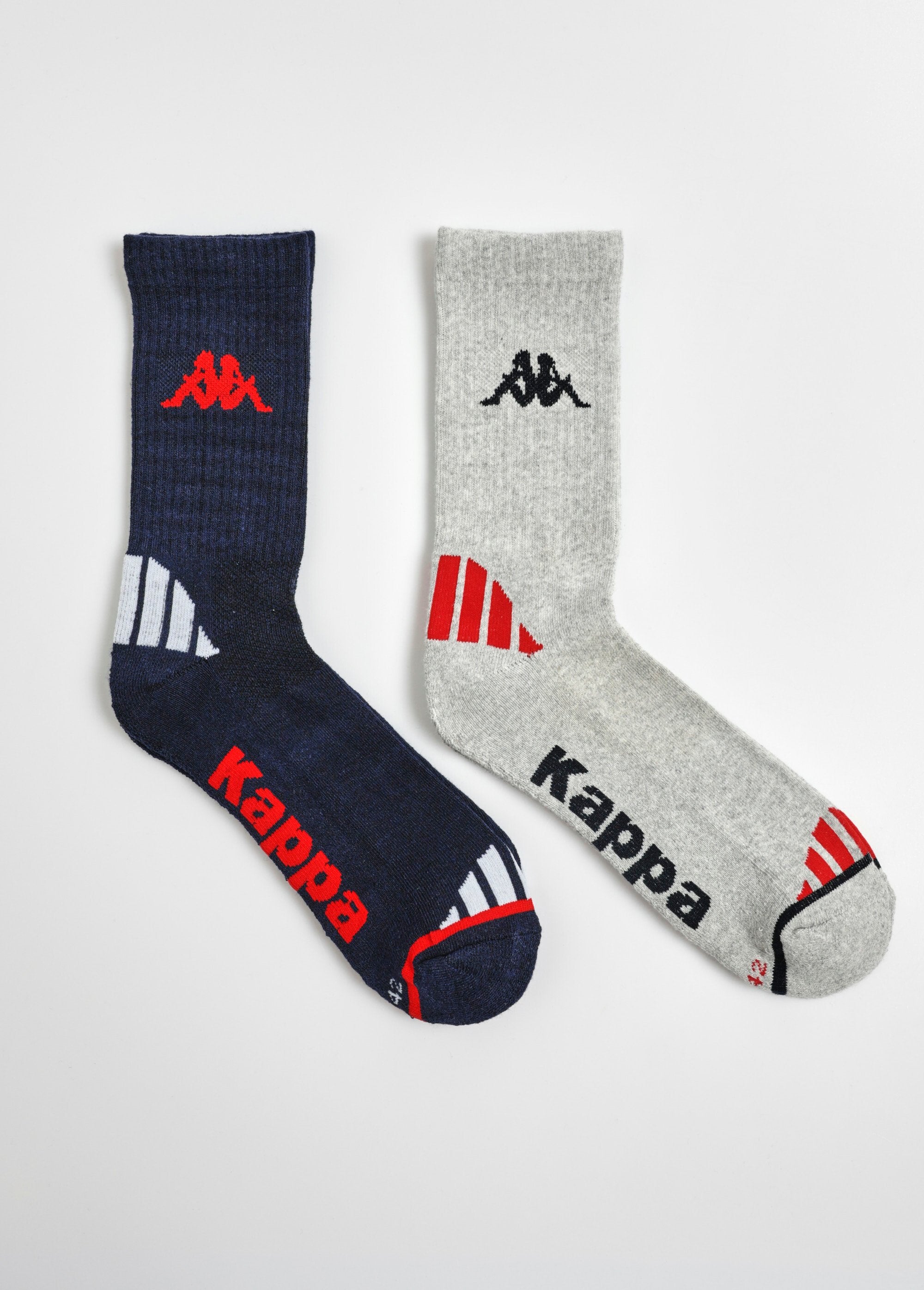 Pack_of_2_recycled_cotton_socks,_dark_Blue_and_gray_DE1_slim