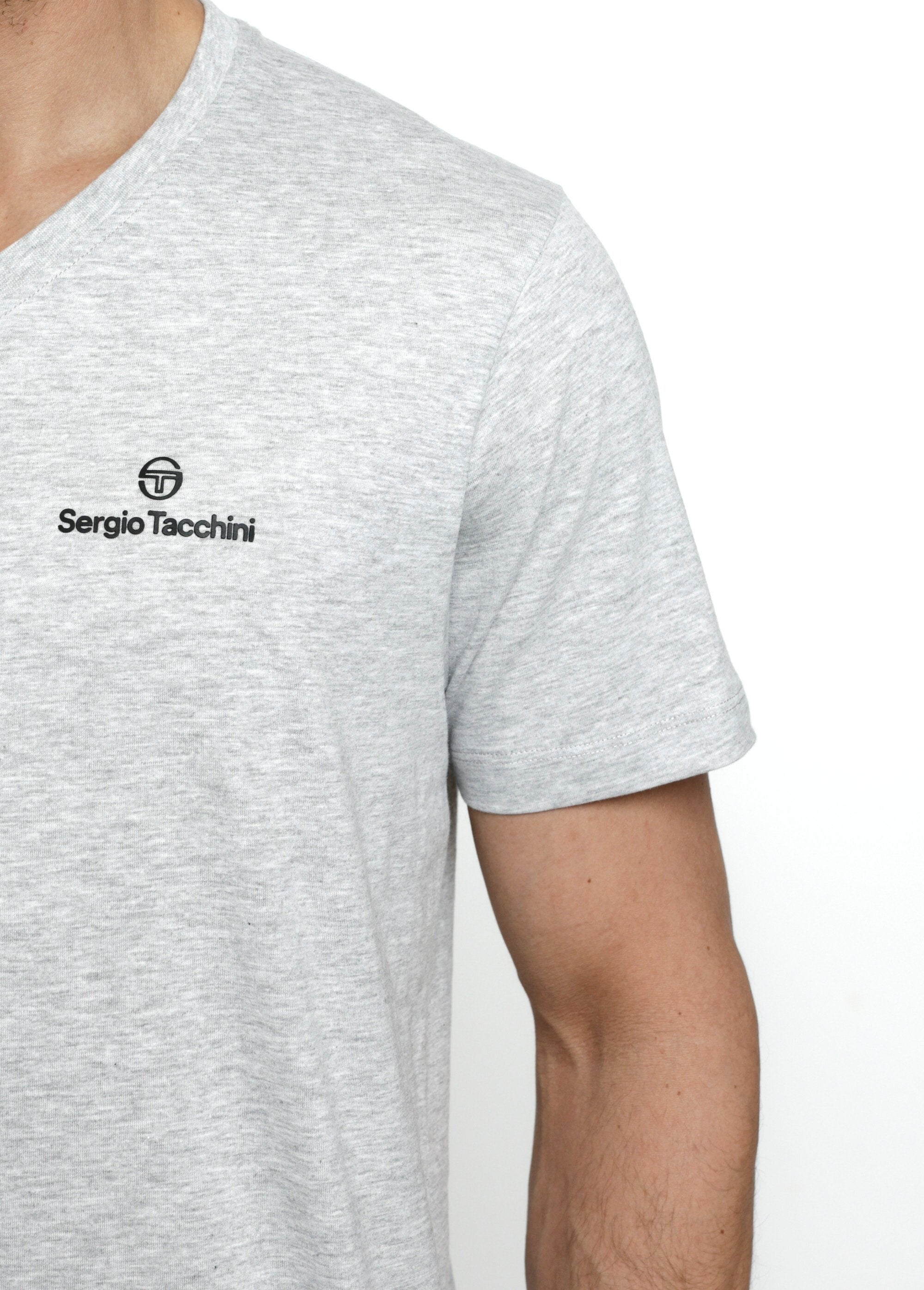 Heathered_V-neck_T-shirt_with_short_sleeves_Gray_DE1_slim