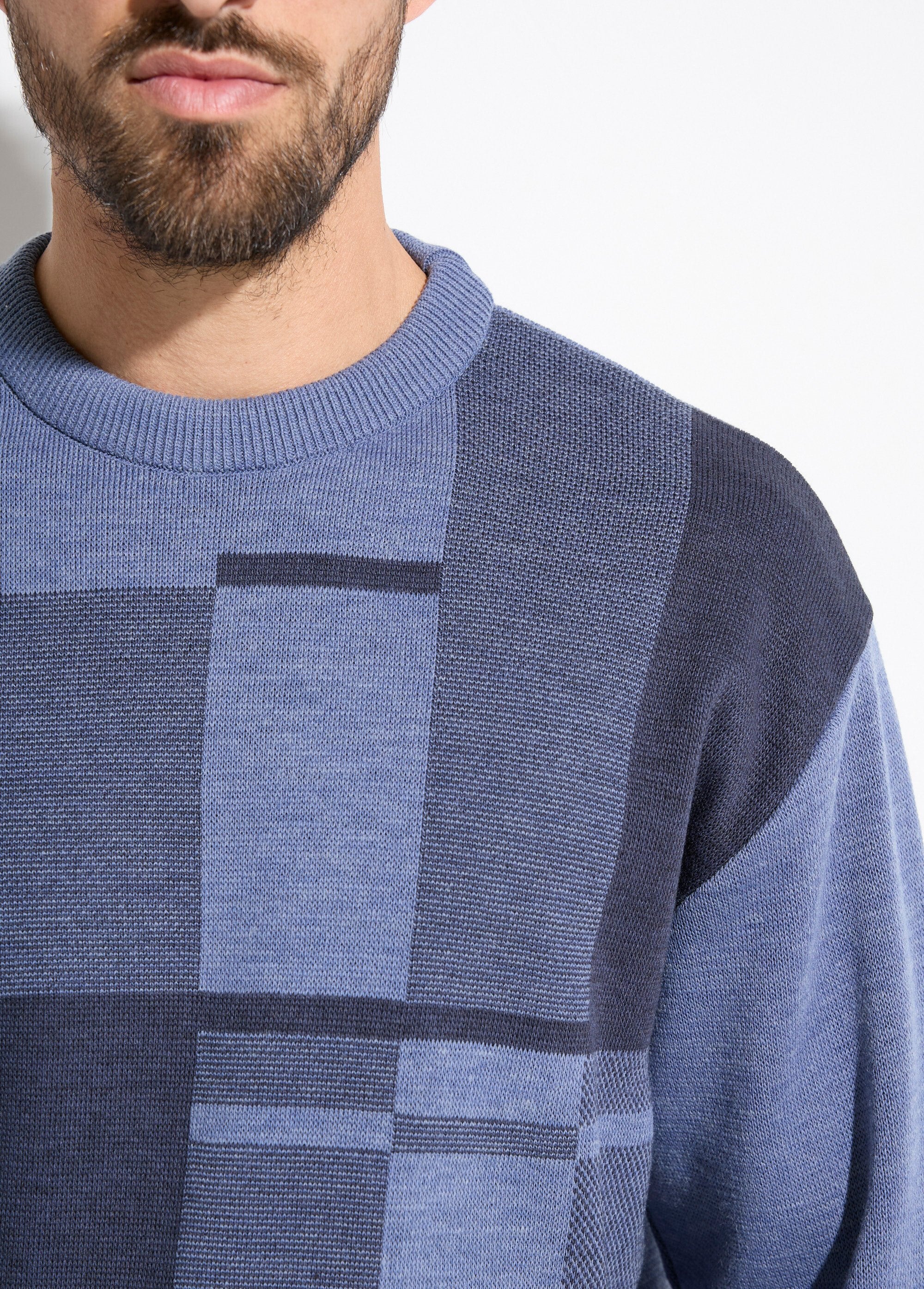 Round_neck_jacquard_long_sleeve_wool_sweater_Blue_DE1_slim