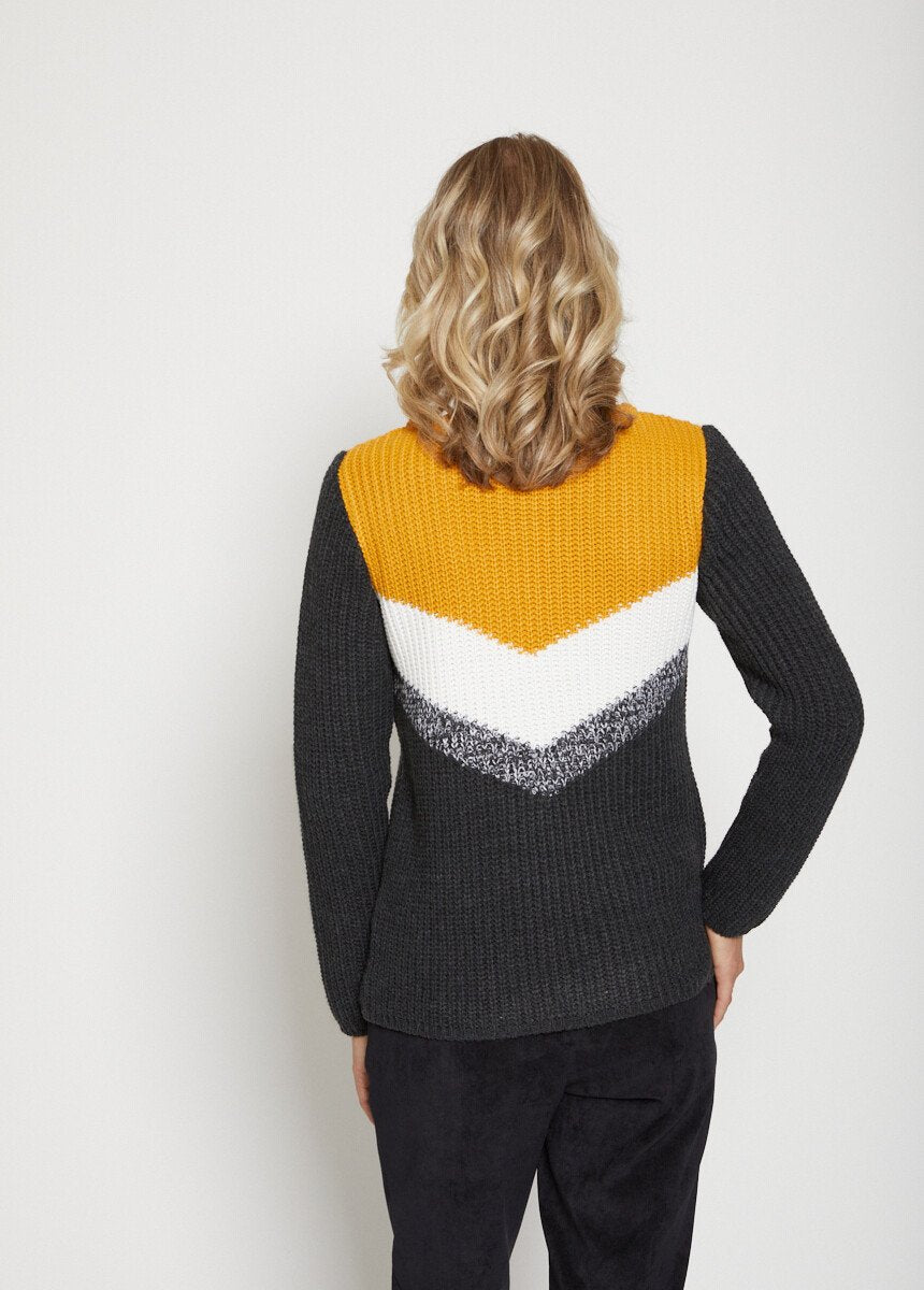 Multicolored_pearl_knit_sweater_Grey_and_honey_DO1_slim
