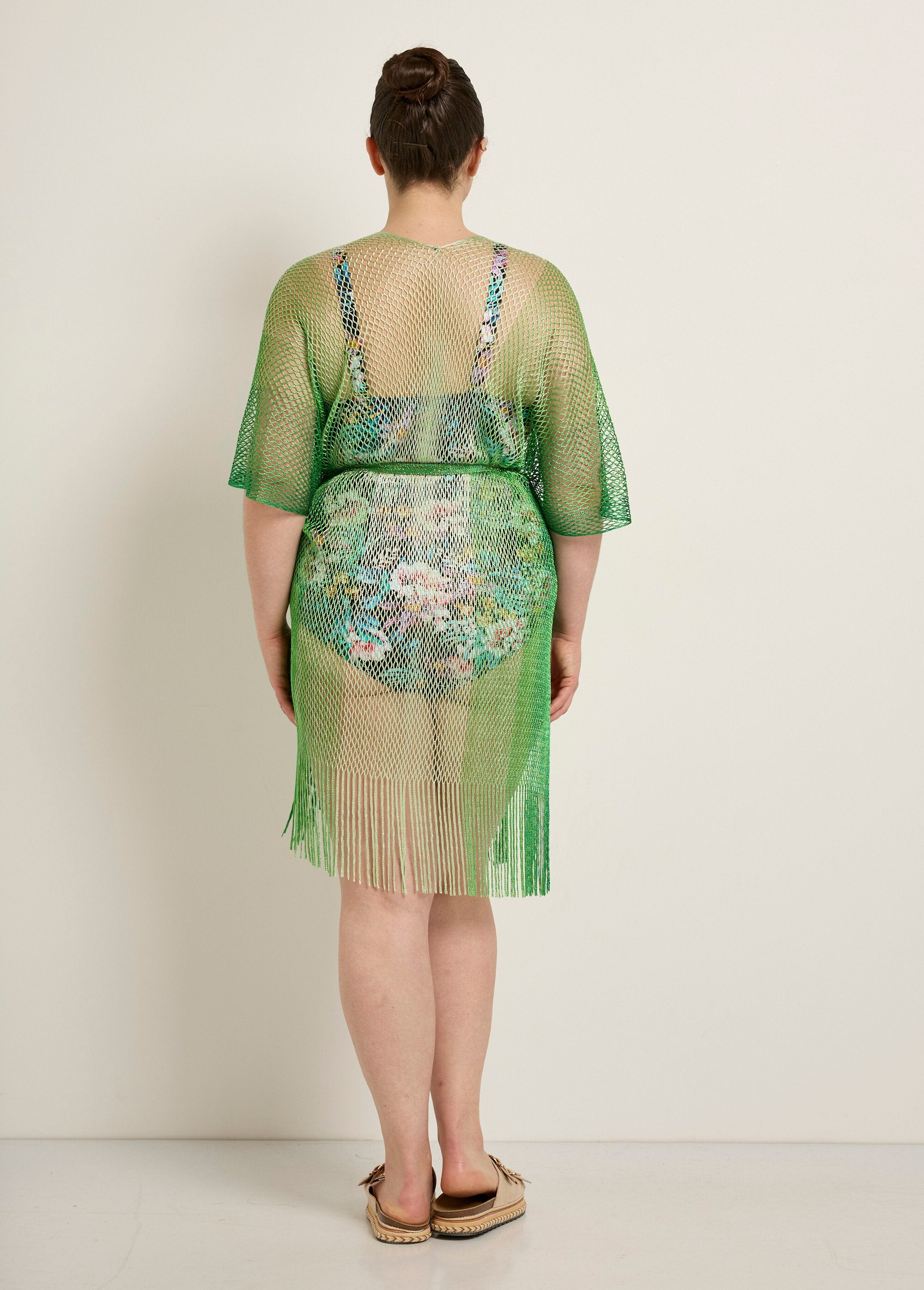 Multicolored_mesh_beach_dress_Green_DO1_curvy