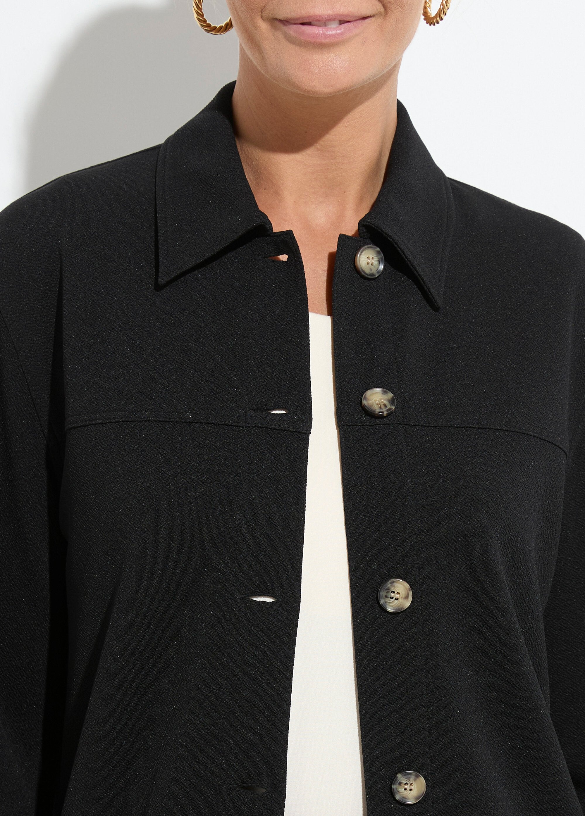 Plain_crepe_knit_buttoned_overshirt_Black_DE1_slim