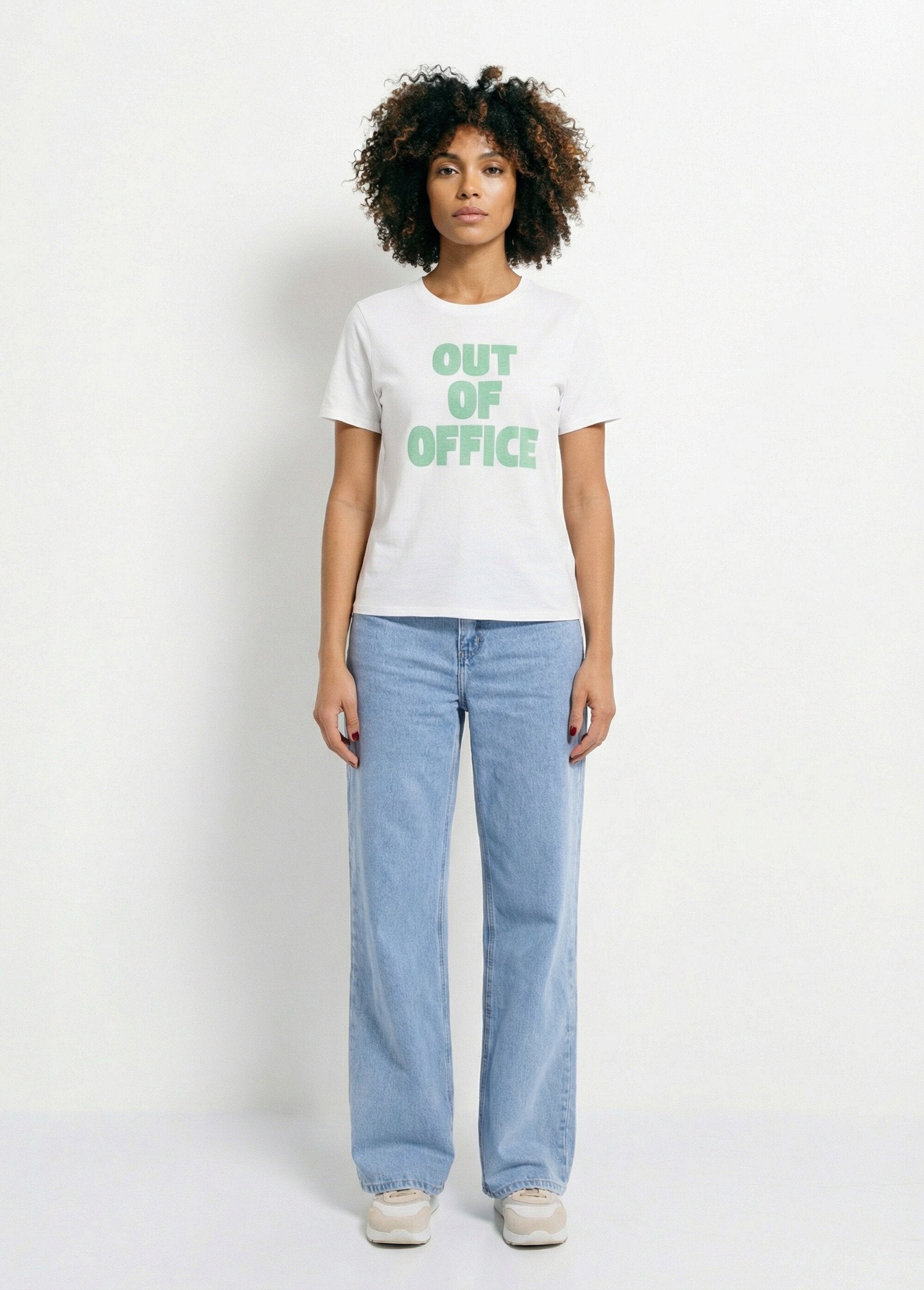 Fun_t-shirt_with_Out_of_office_inscription_White_and_green_SF1_slim