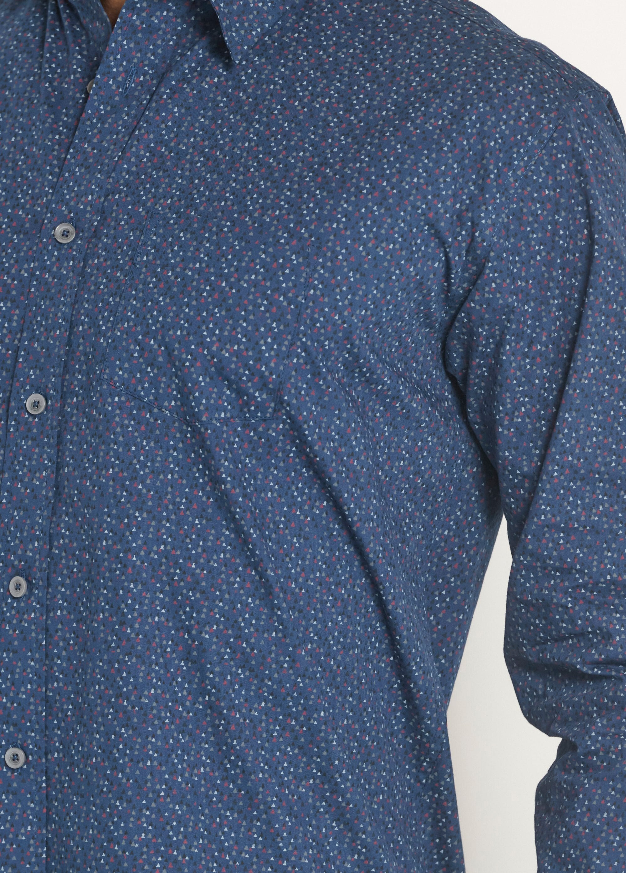 Long_sleeve_micro_pattern_cotton_shirt_Marine_DE2_slim