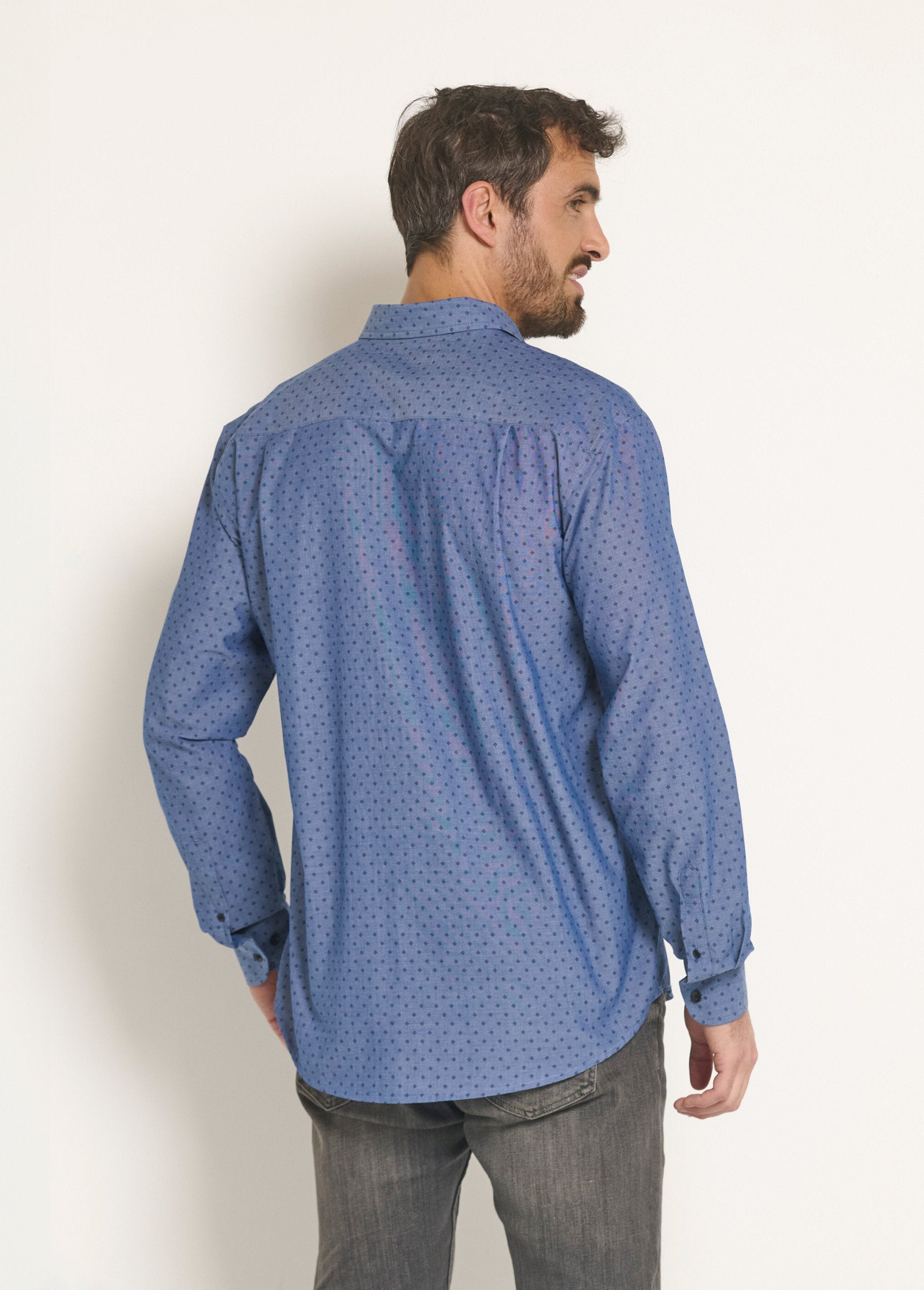 Fancy_printed_chambray_shirt_Blue_DO1_slim