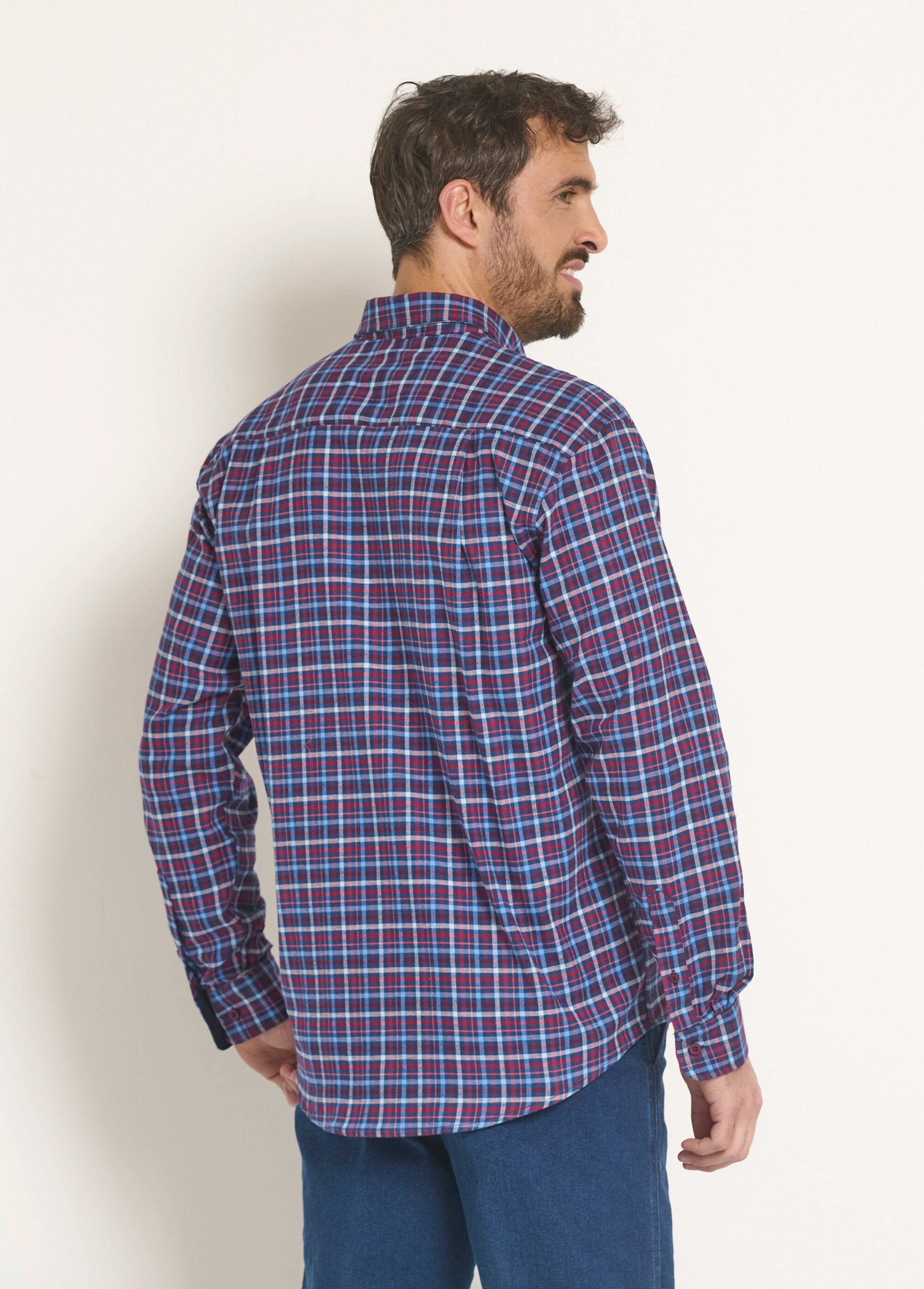 Stretchy_plaid_flannel_shirt_Blue_tiles_DO1_slim