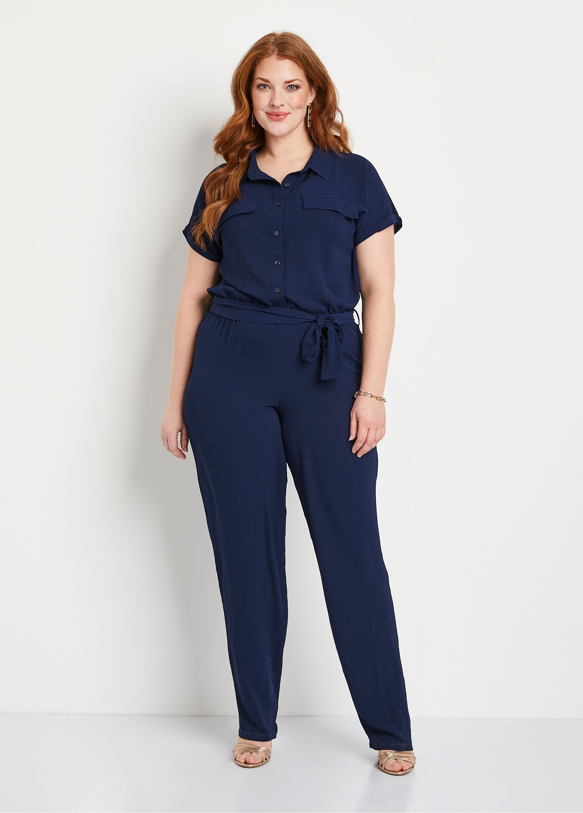 Plain_elasticated_waist_jumpsuit_Plain_navy_FA1_curvy