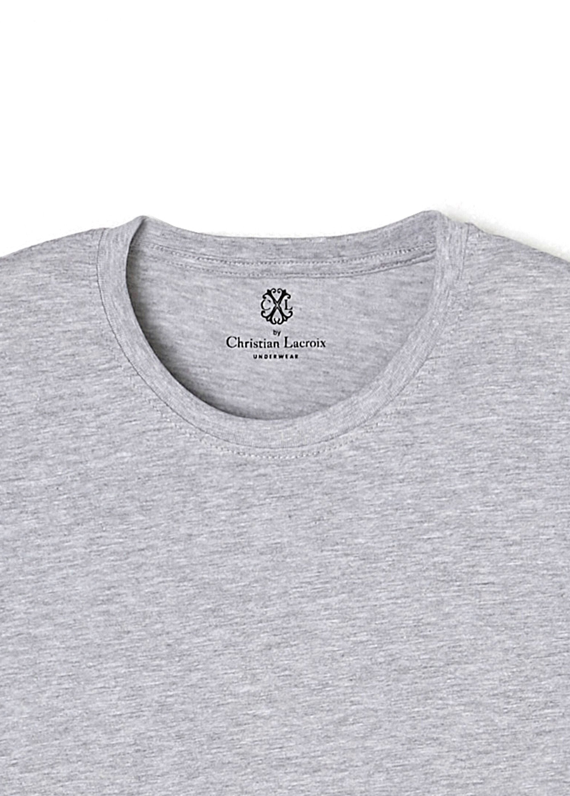 CXL_by_Christian_Lacroix®_-_Pure_cotton_T-shirt_Gray_DE1_slim