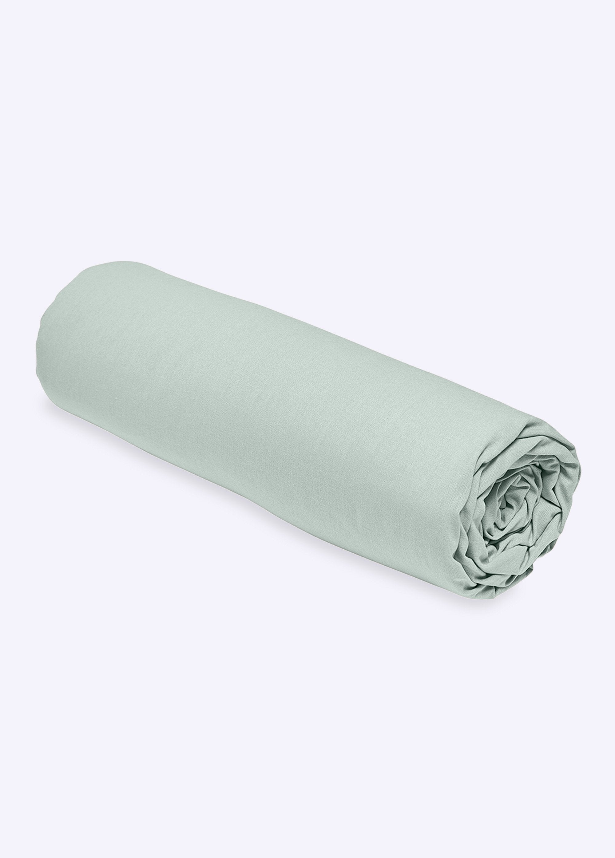 High-quality_pure_cotton_fitted_sheet_Celadon_FA1_slim