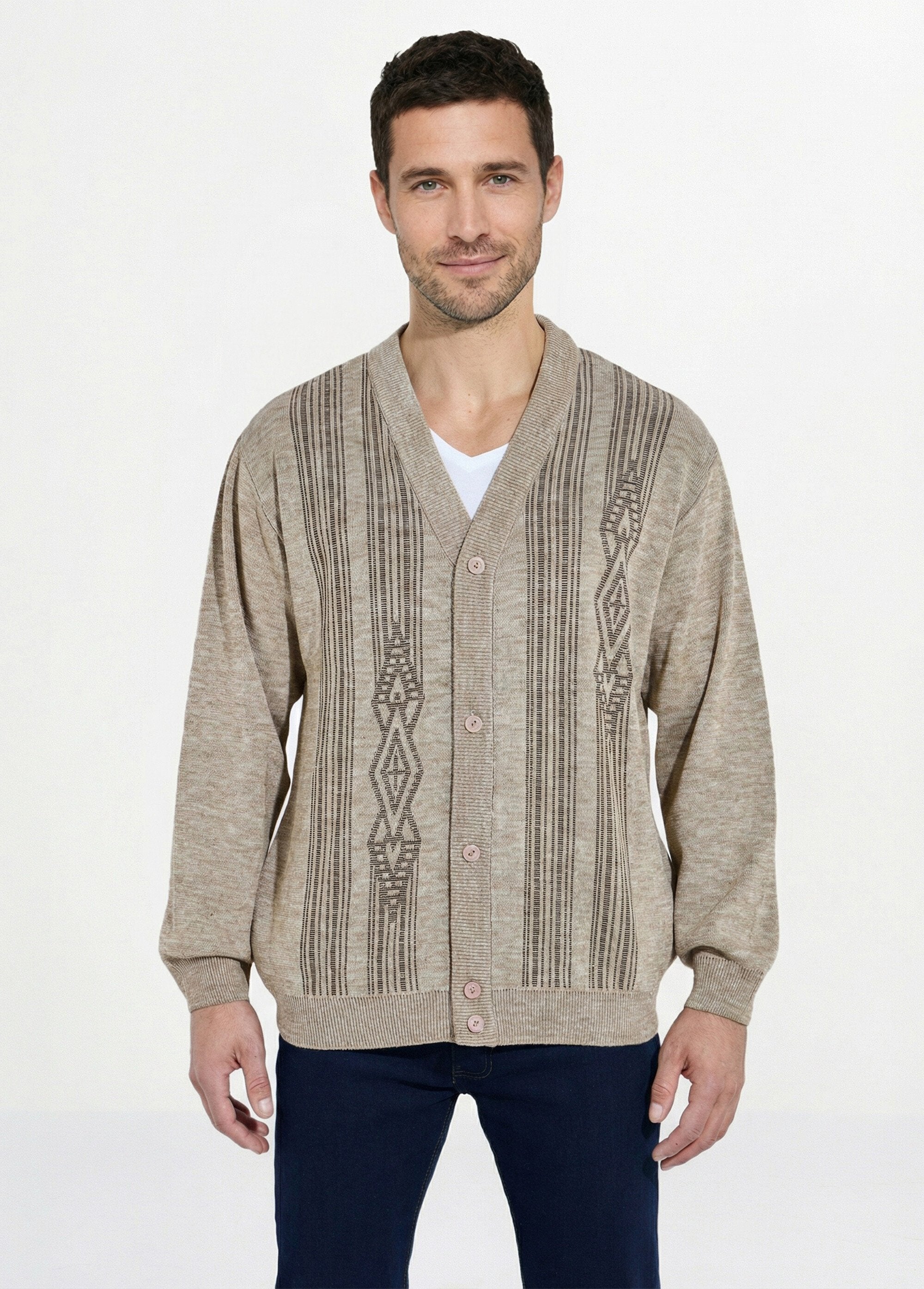 Long_sleeve_buttoned_V-neck_wool_cardigan_Beige_China_FA1_slim