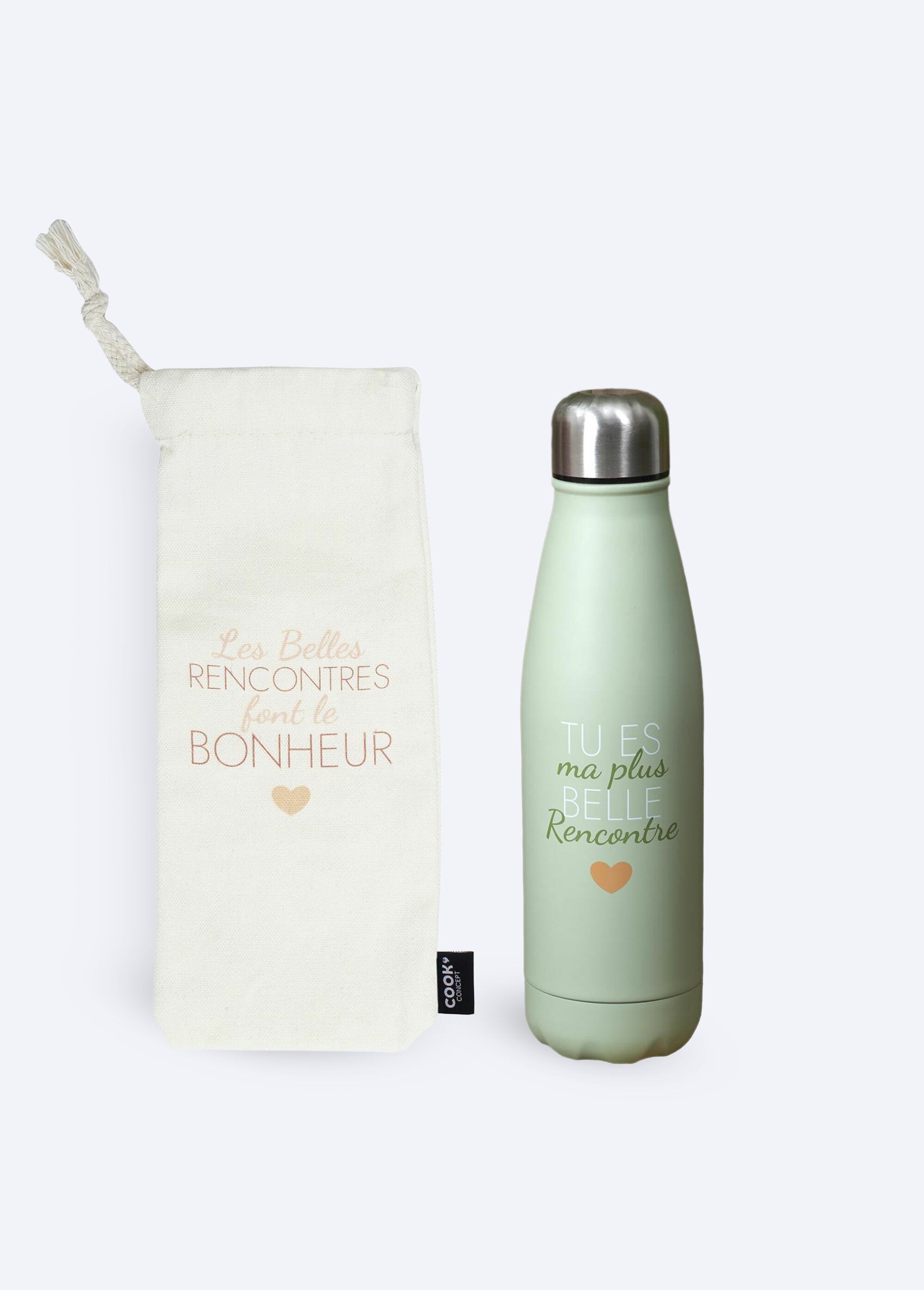 Insulated_stainless_steel_water_bottle_with_pastel_decoration_Green_FA1_slim