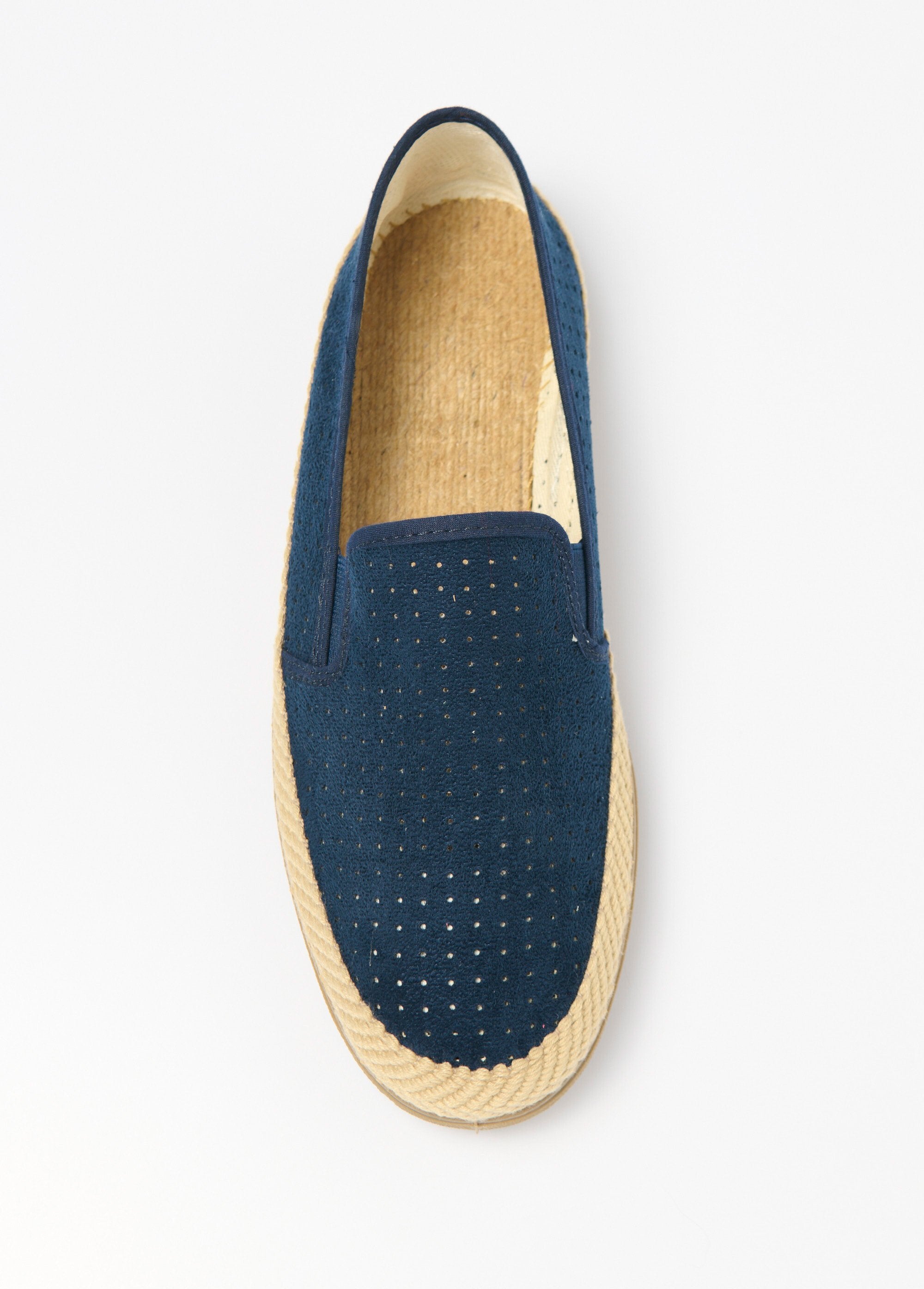 Elasticated_perforated_canvas_loafers_Marine_OV1_slim