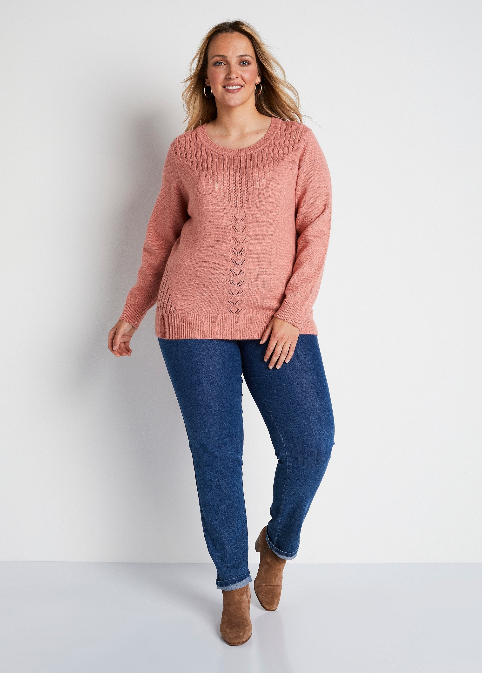 Openwork_sweater_with_recycled_fibers_and_wool_Pink_SF1_curvy