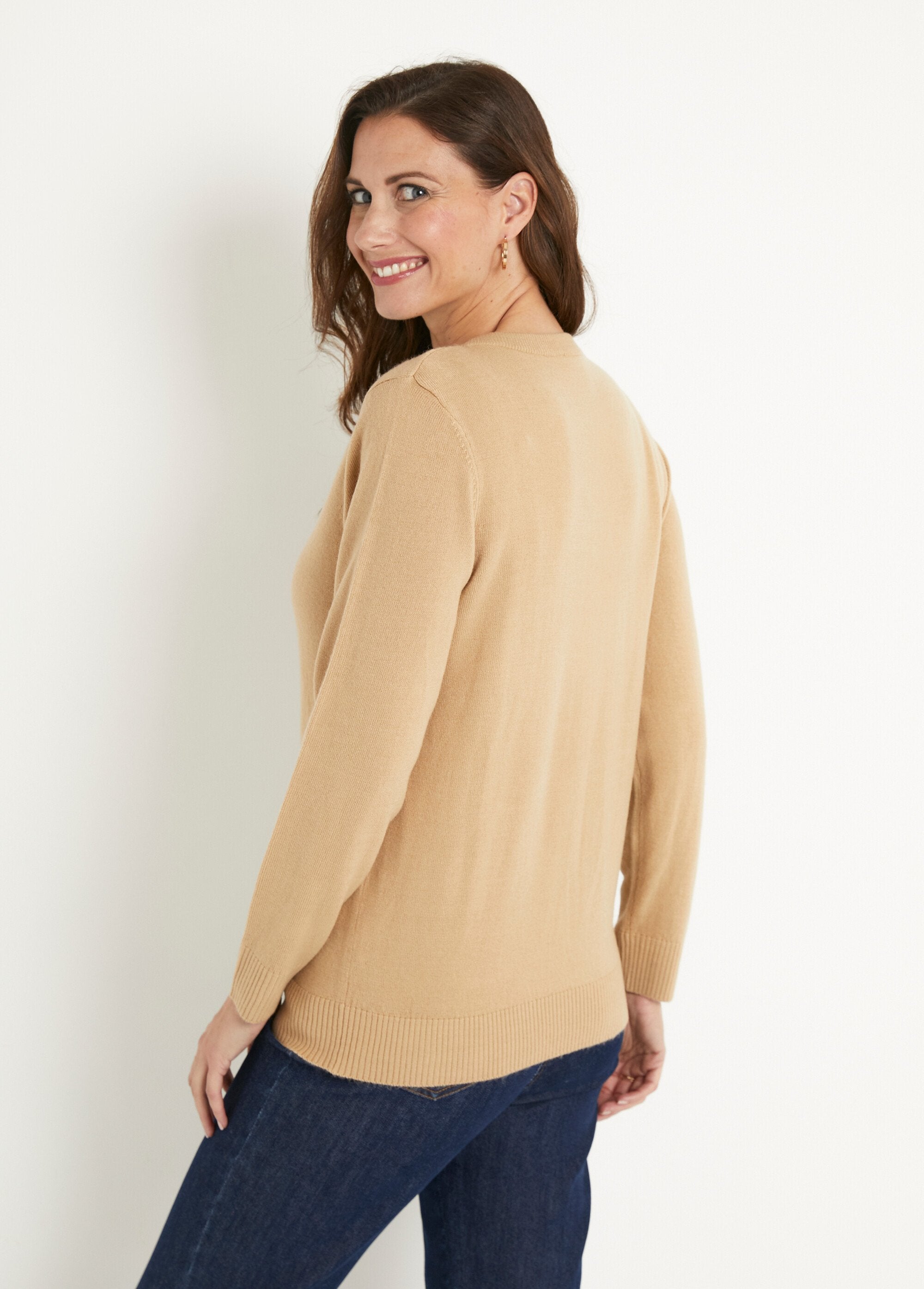 Soft_long-sleeved_V-neck_sweater_camel_DO1_slim