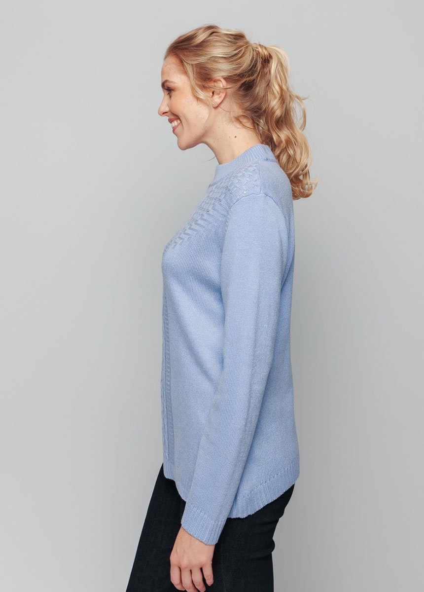 Soft_cable-knit_ribbed_sweater_with_rhinestones_and_high_collar_Blue_DR1_slim