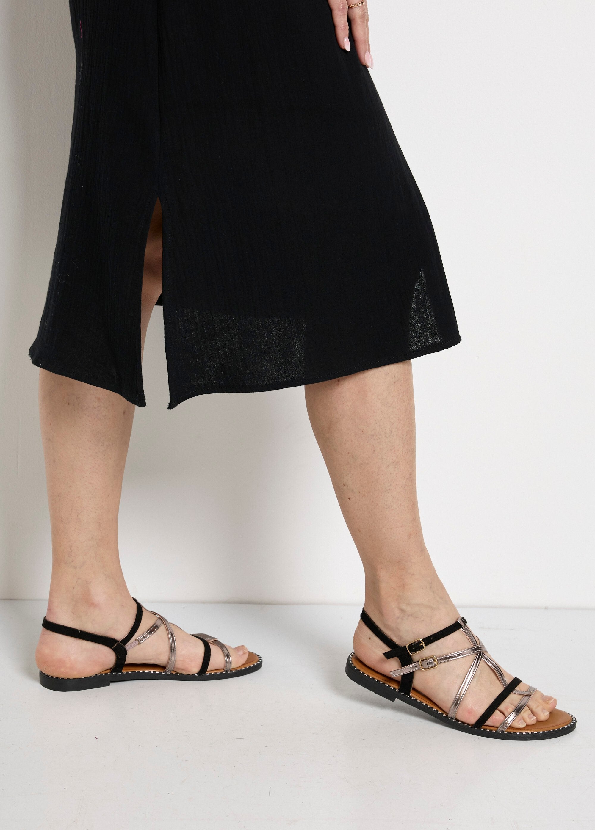 Long_cotton_gauze_shirt_dress_Black_DE2_slim