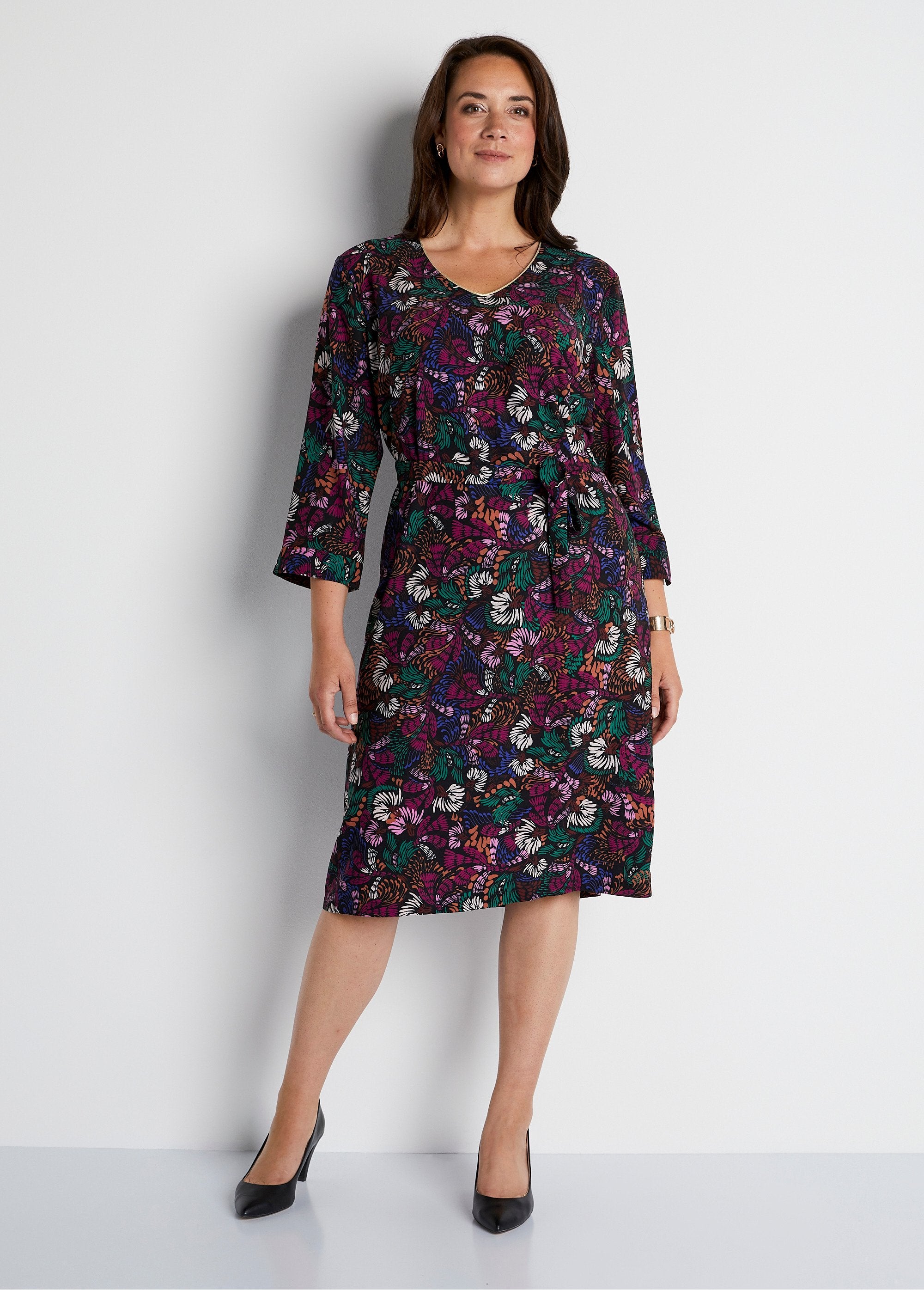 Short_printed_cover_dress_Fuchsia_print_FA1_curvy