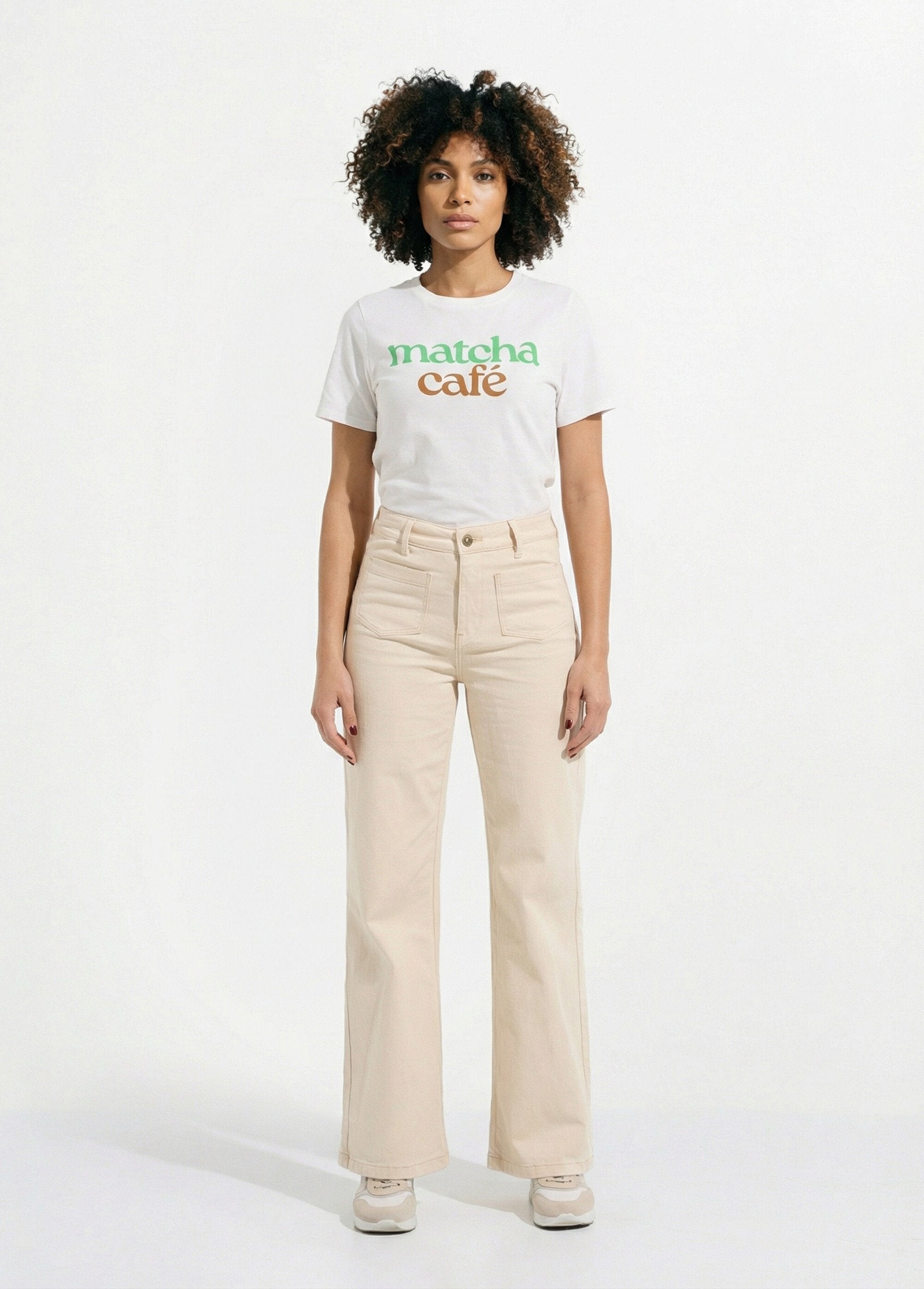 T-shirt_col_rond_avec_inscription_Matcha_Blanc_SF1_slim