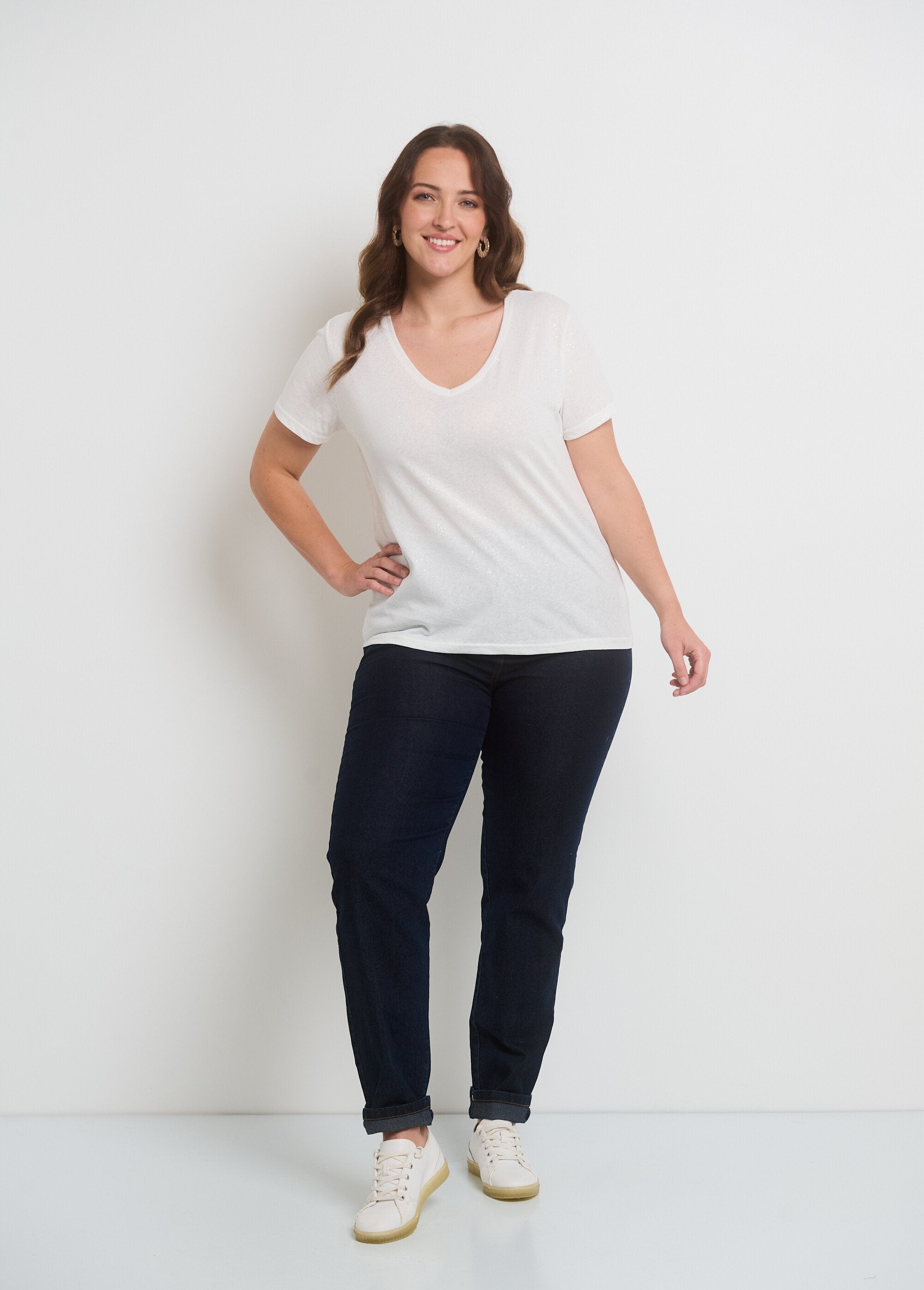 T-shirt_maille_pailletée_manches_courtes_Blanc_SF1_curvy