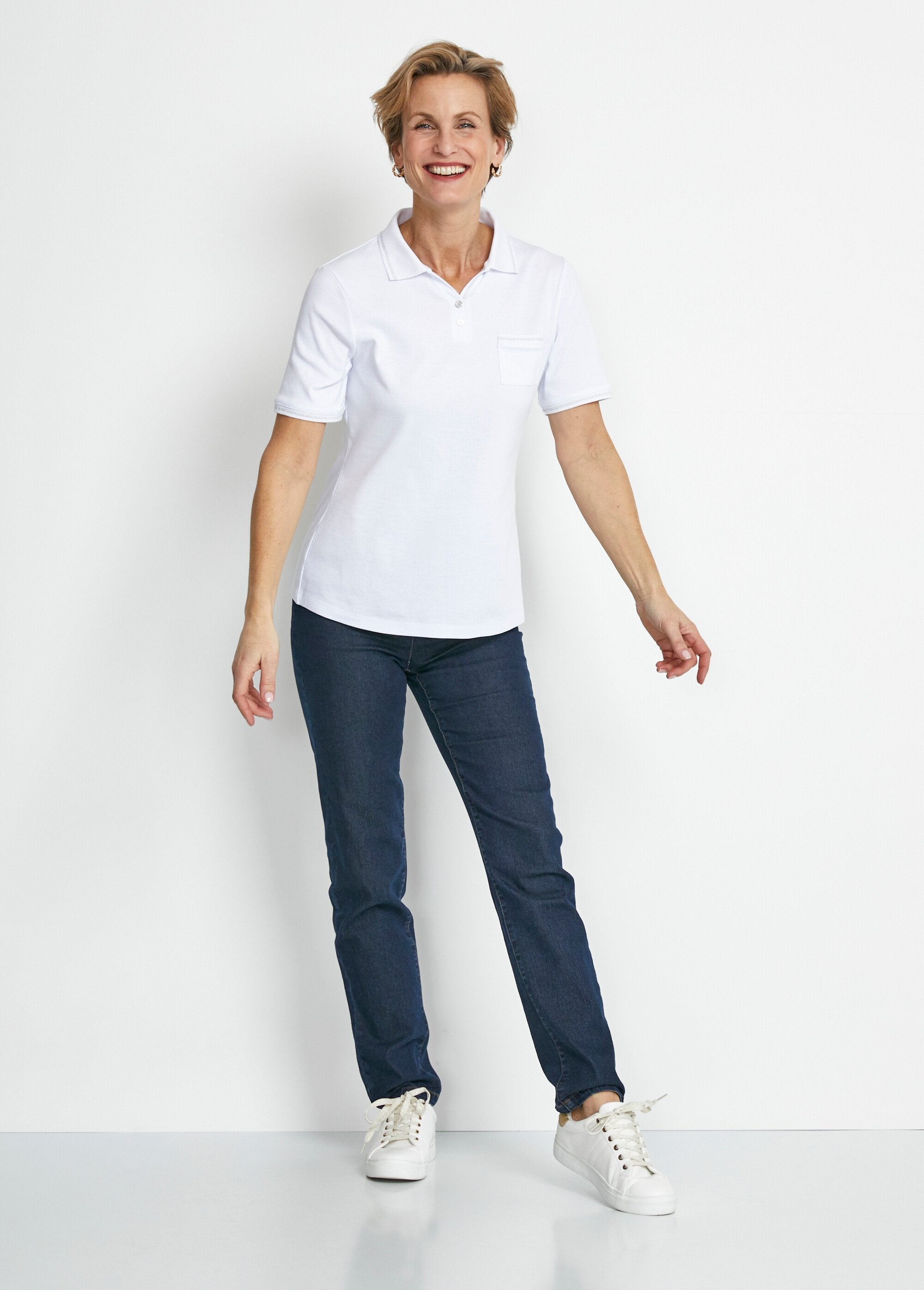 Tee-shirt_col_polo_court_maille_Blanc_SF1_slim