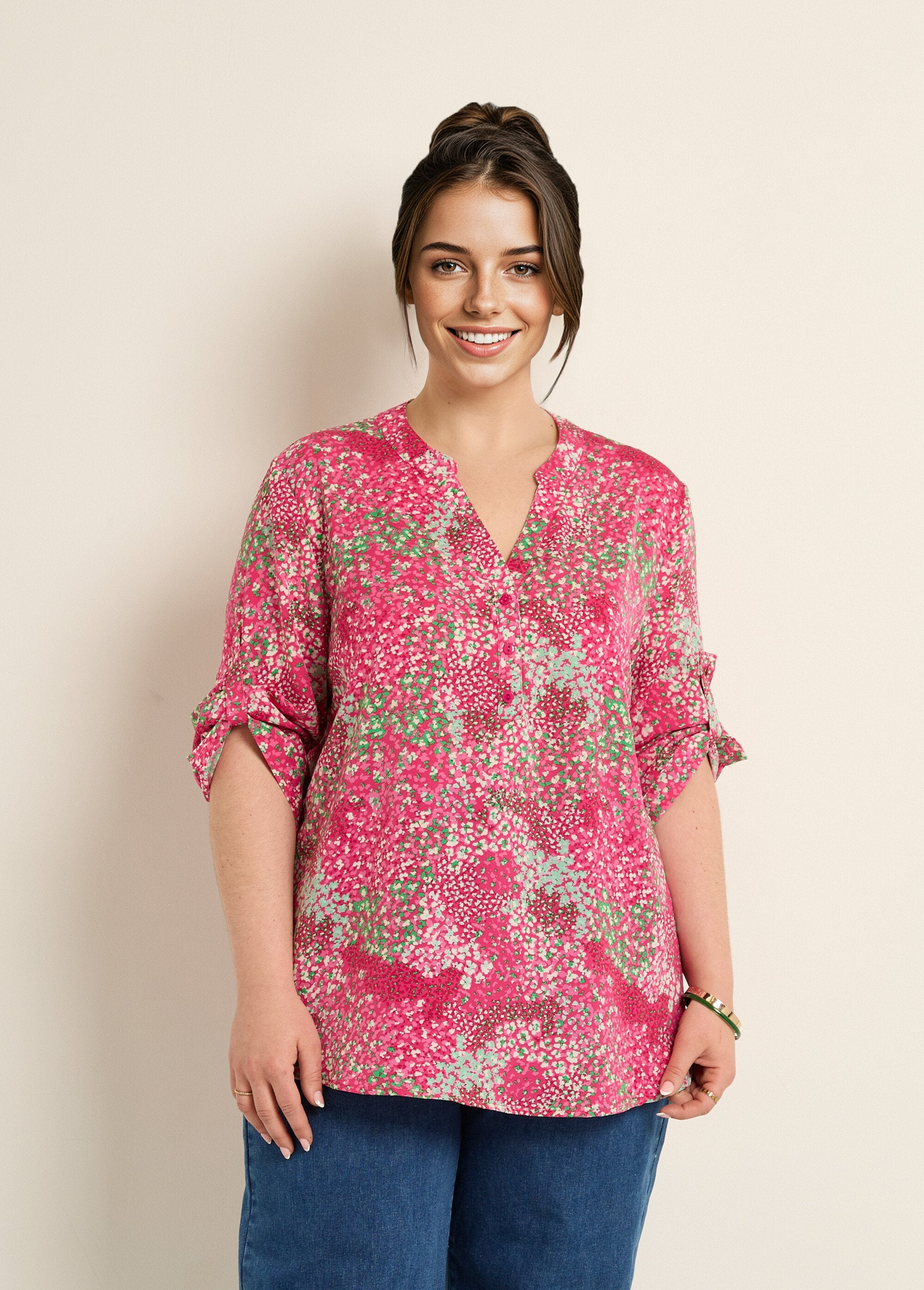 Long-sleeved_floral_V-neck_tunic_Rose_prints_FA1_curvy
